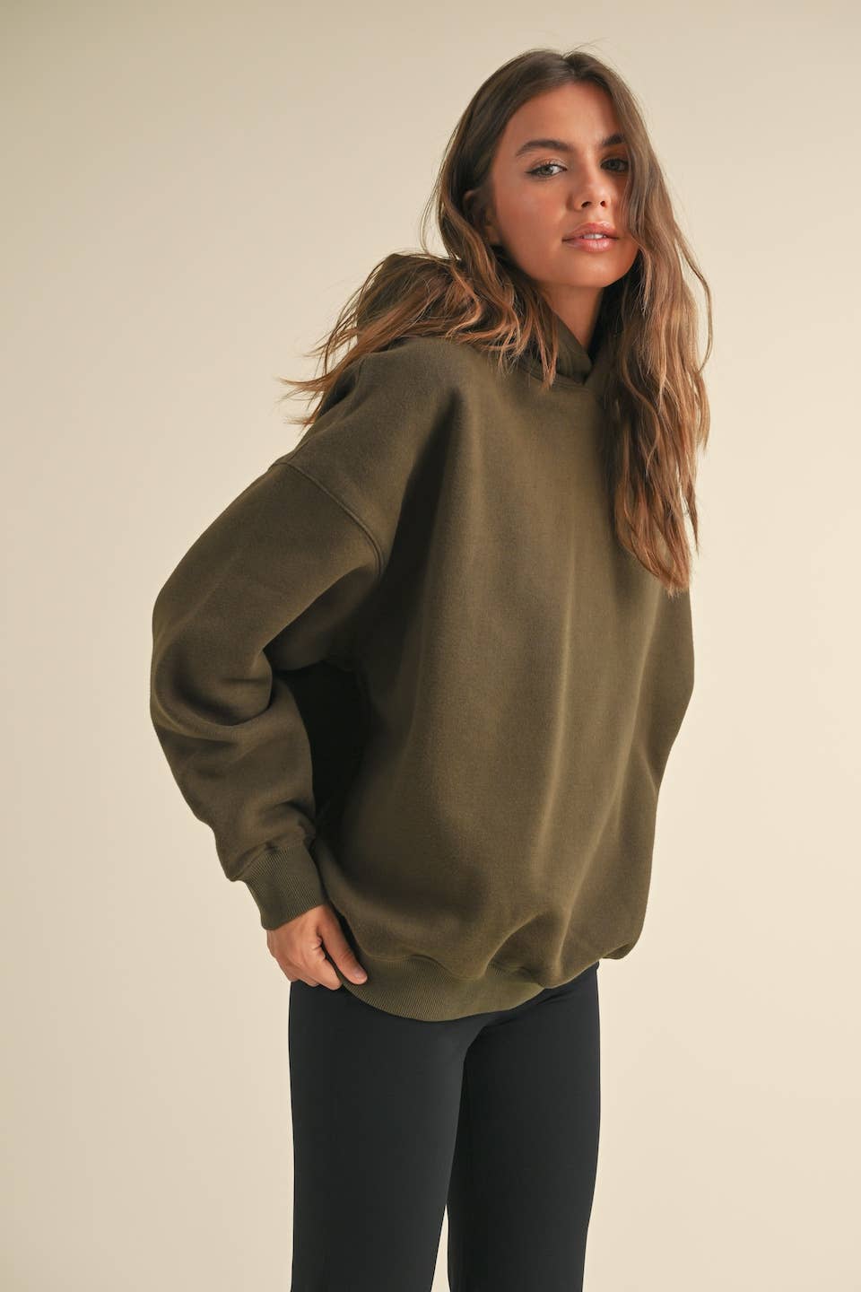 Cozy Fleece Oversized Pullover Hoodie
