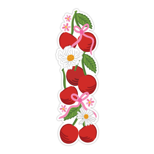 Cherries Die Cut Bookmark