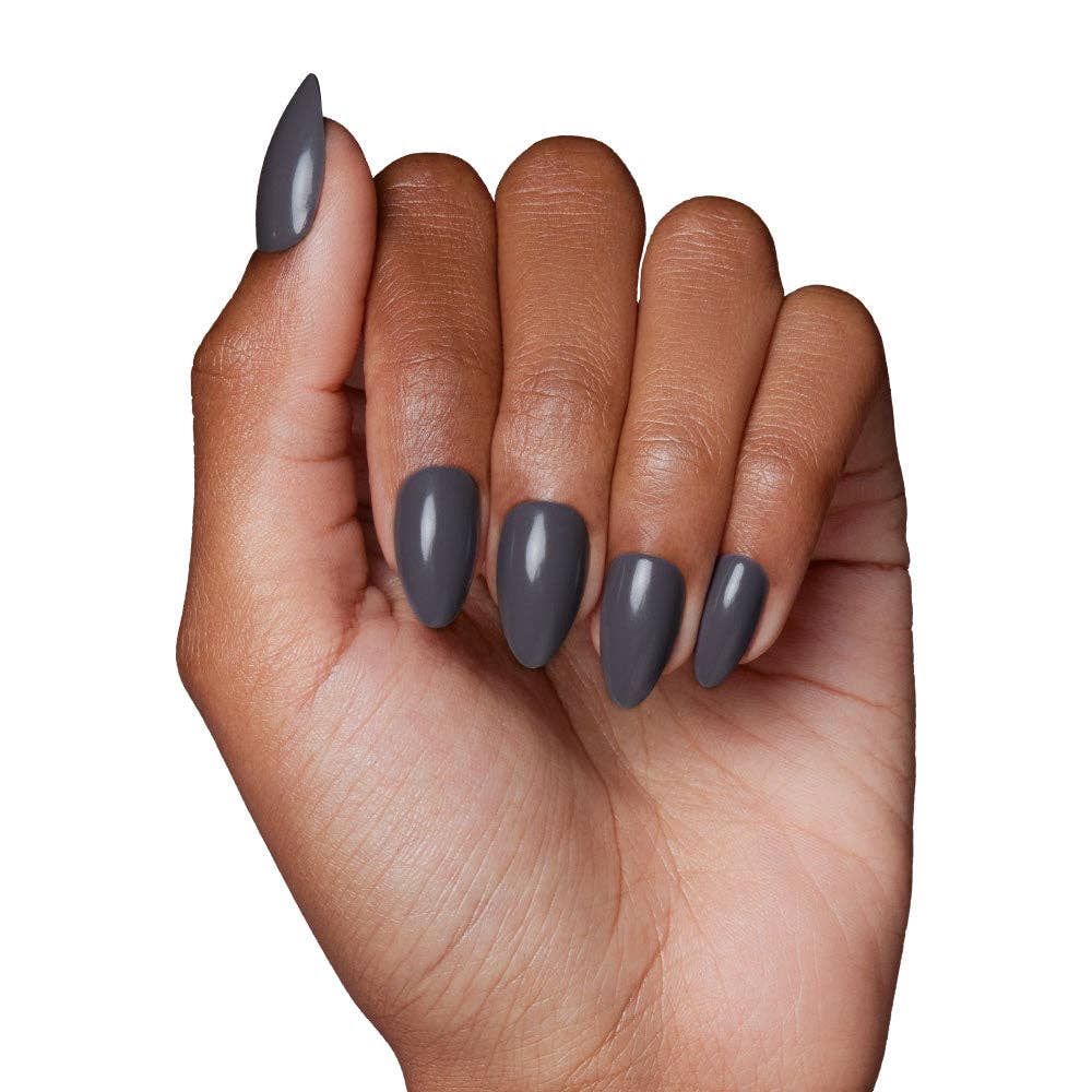 Ash Gray Press-On Nails
