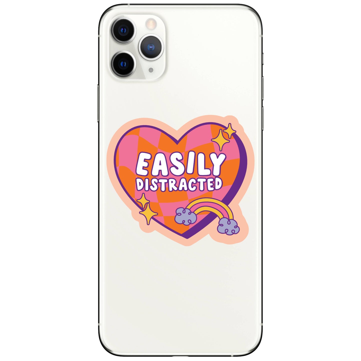 Easily Distracted Vinyl Sticker