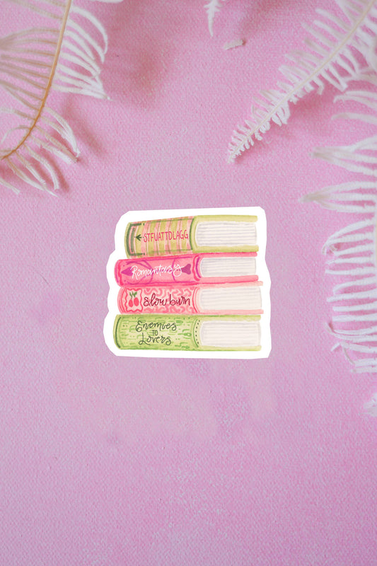 Book lover vinyl stickerย