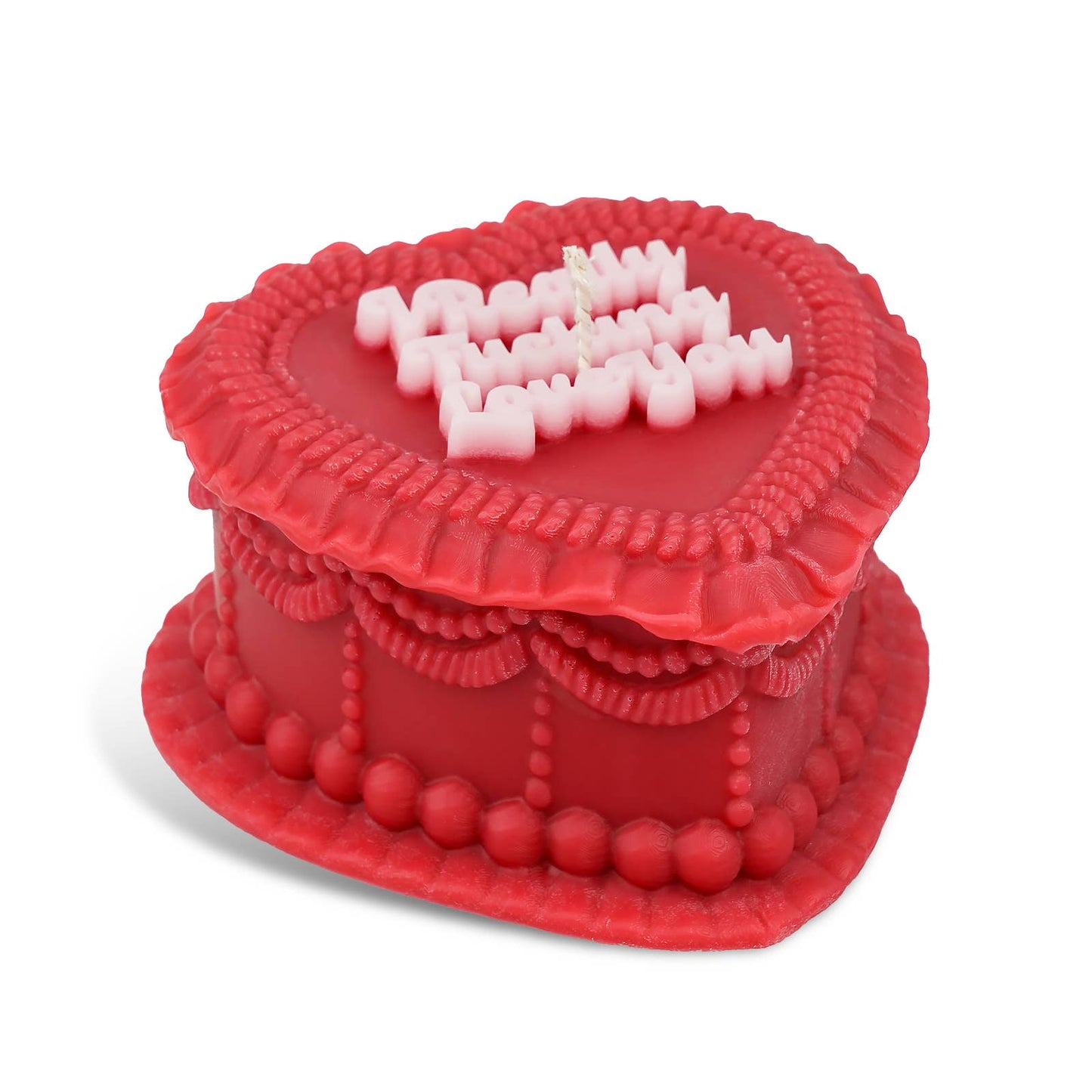 Heart Cake Candle