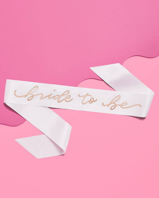 Bride To Be Gold Sash