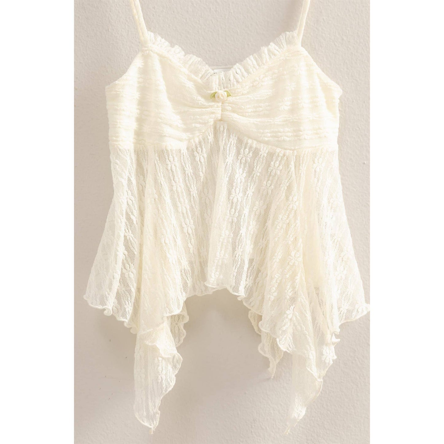 Asymmetrical Lace Cami