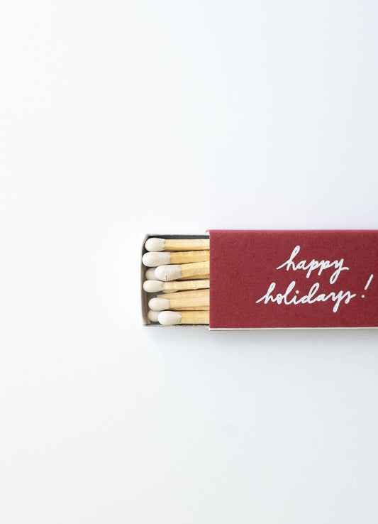 Happy Holidays Matchbox