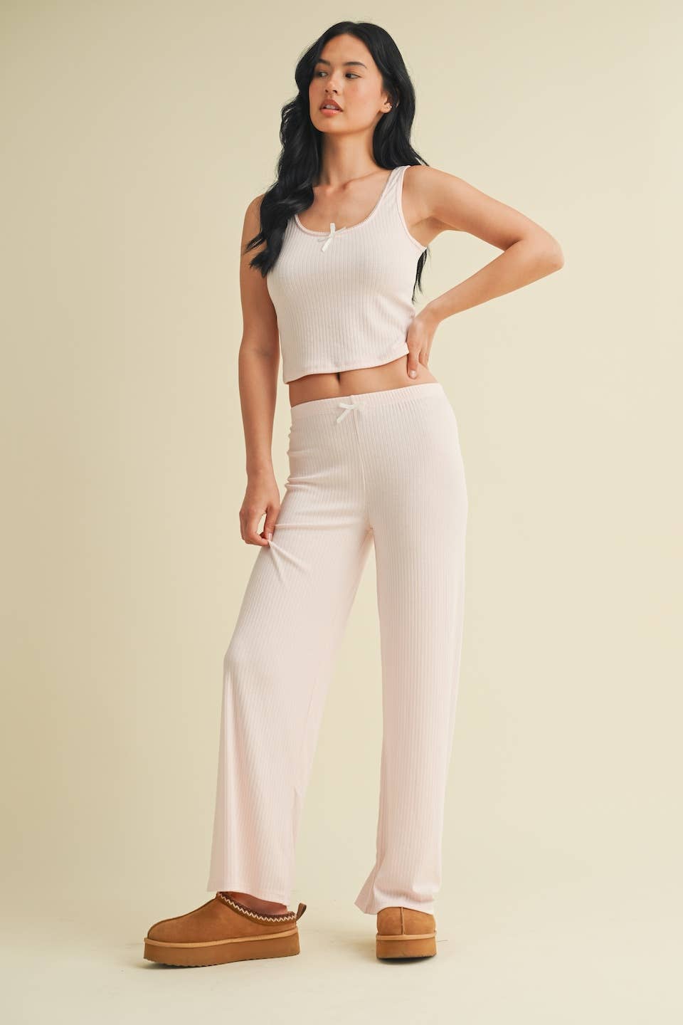 Pointelle Lounge Tank