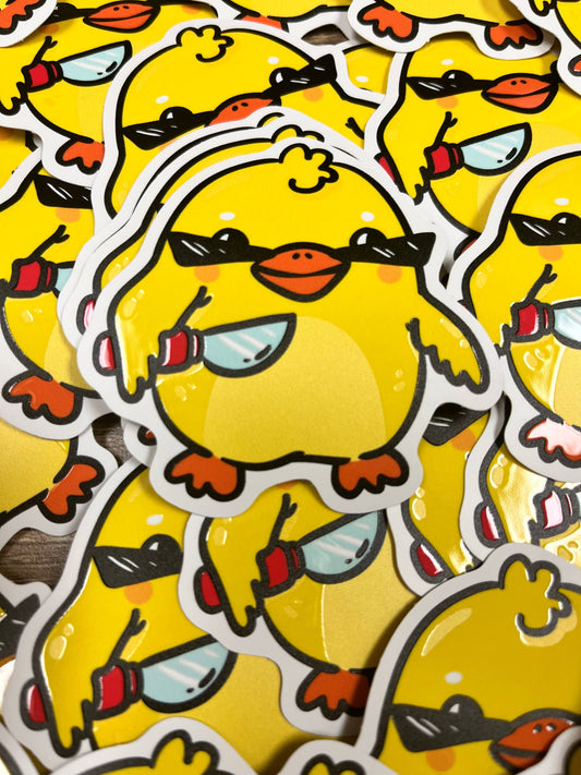 Duck Stickers Vinyl Waterproof Stickers