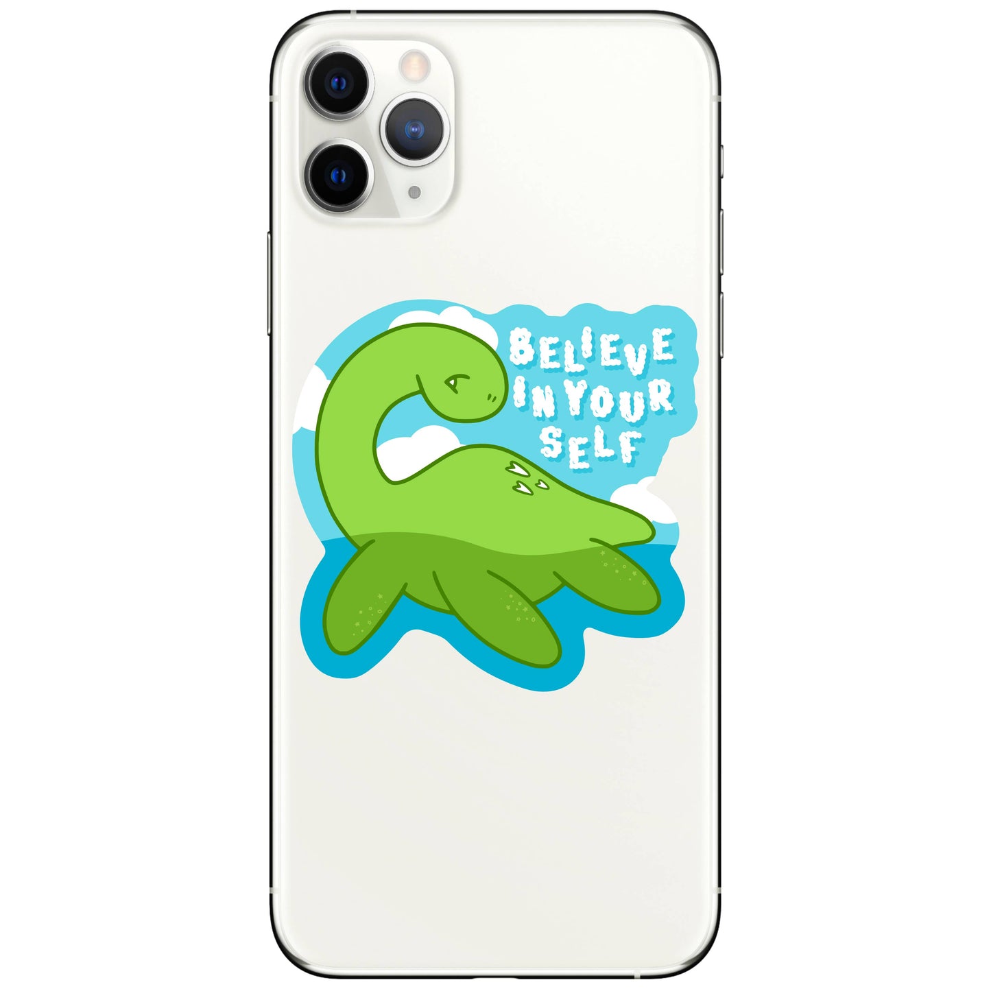 Believe in Yourself Nessie Vinyl Sticker