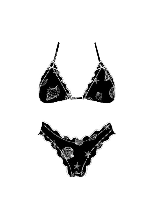 Ruffle Shell Bikini