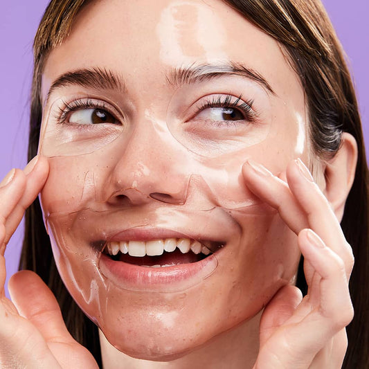 Served Chilled Bubbly Hydrogel Mask