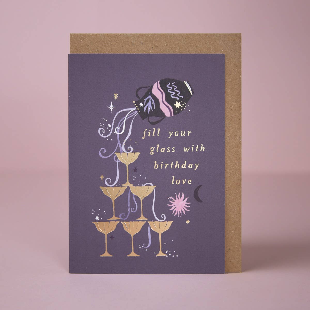Bubbles Zodiac Birthday Card | Aquarius Star Sign Cards