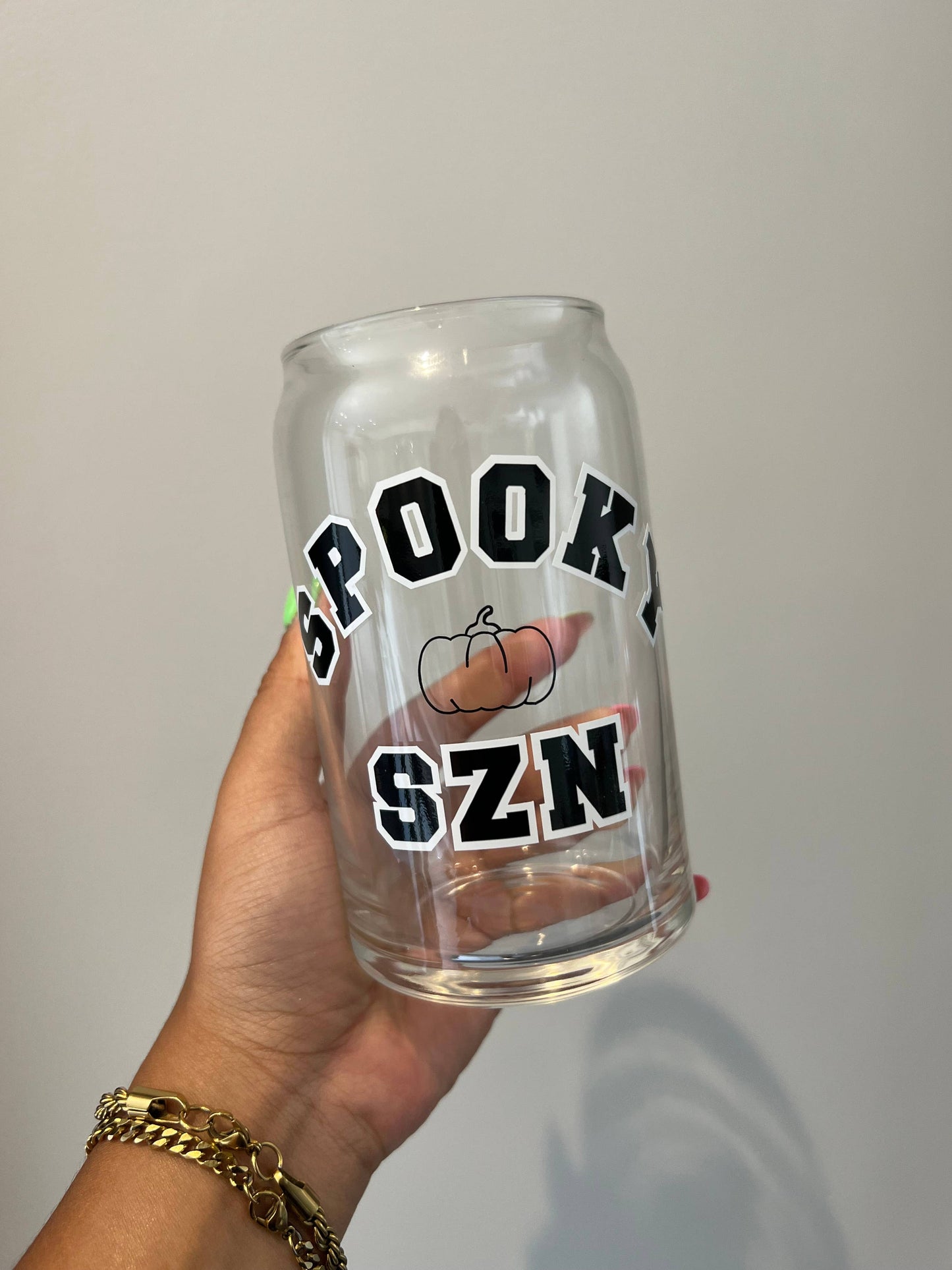 Spooky Szn Can Glass Cup-16oz