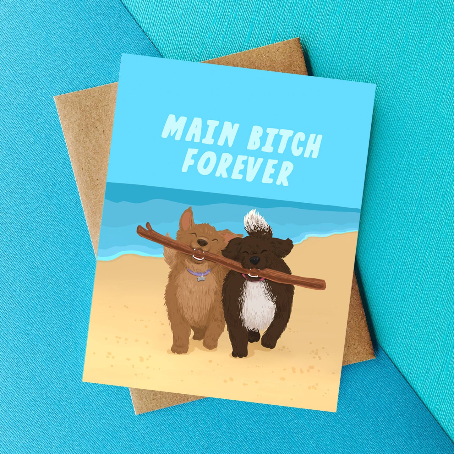 Main B*tch Best Friend Birthday Card / Friendship Card