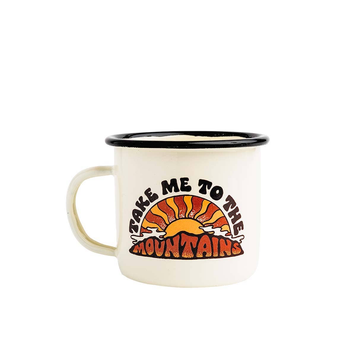 Take Me To The Mountains Enamel Mug