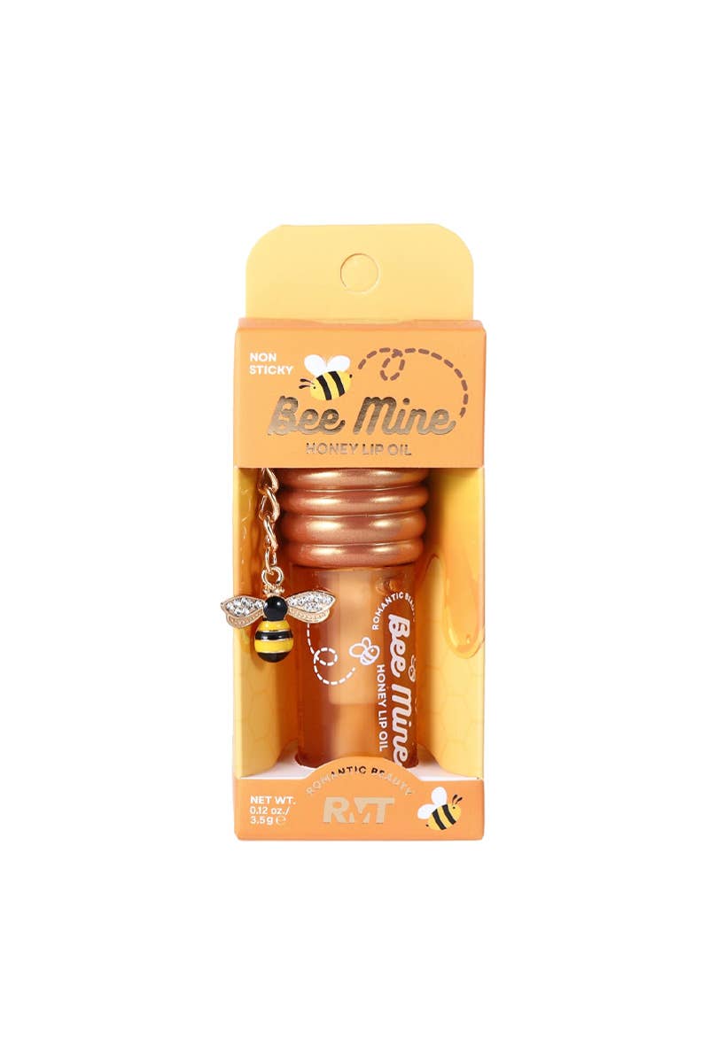 Bee Mine Honey Lip Oil Keychain