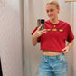 Red Yellowstone Vintage Tee