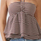 Stripe Halter Top
