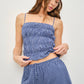 DORIS GINGHAM CAMI