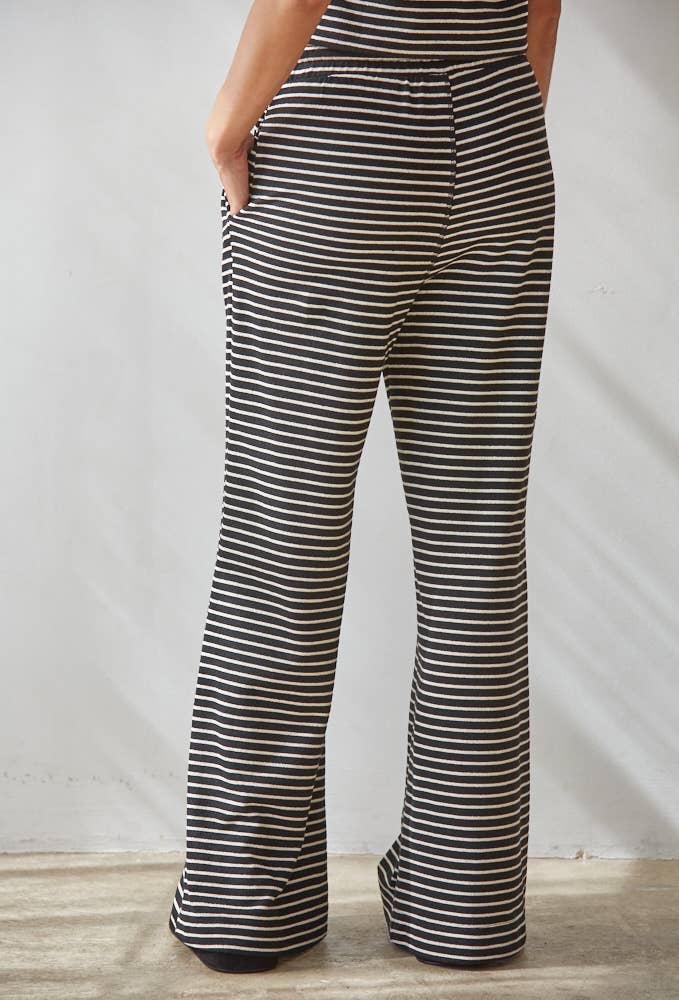 Striped Flare Pants