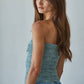 Knit Modal Nylon Spandex Seamless Jacquard Tube Top