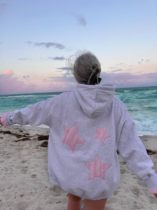 Grey Star Lux Striped Hoodie