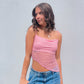 Kelly Lace Asymmetrical Top