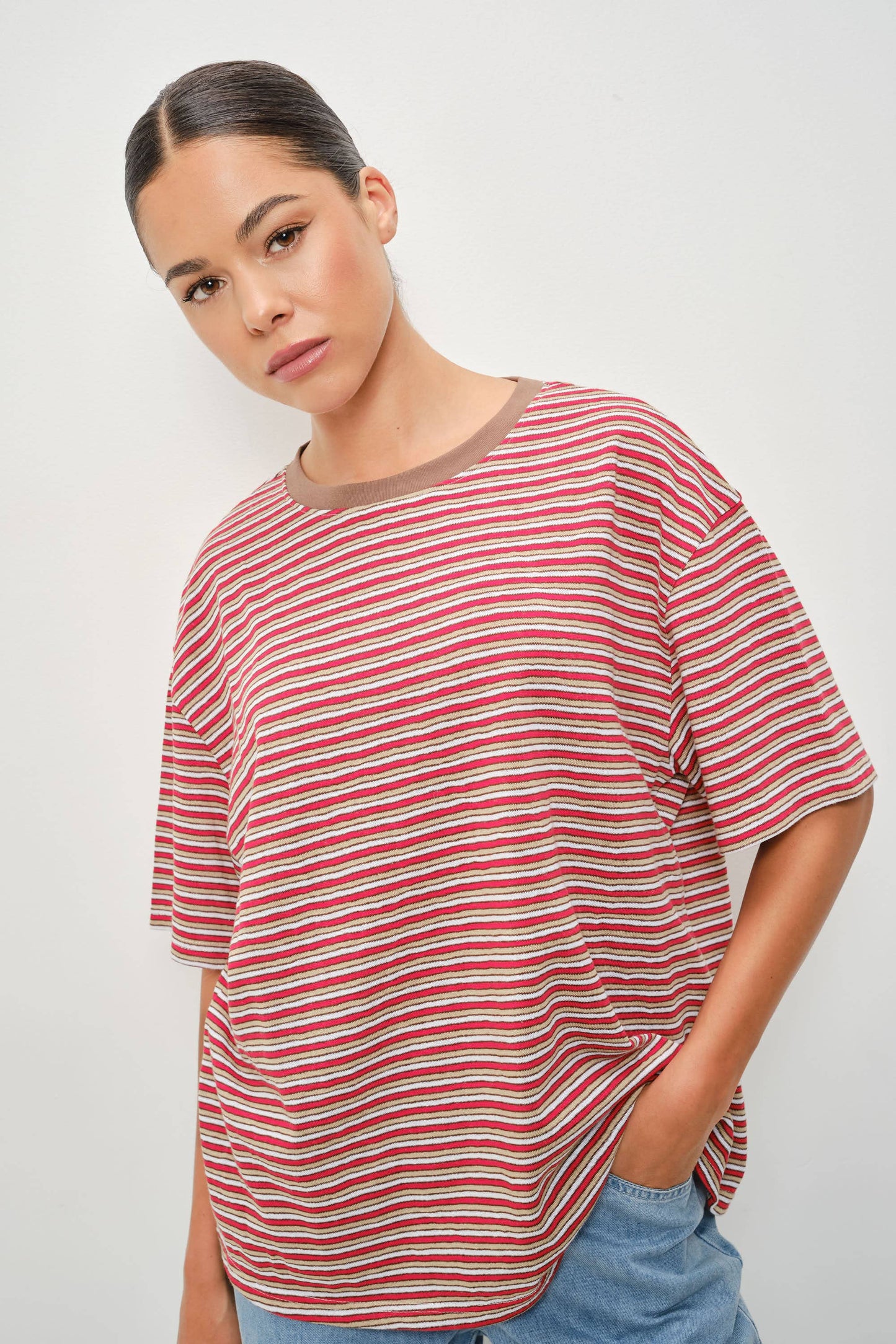 PIA STRIPED TEE