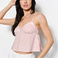 Taylor Lace Trim Striped Cami