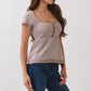 Stripe Babydoll Top