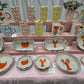 Ceramic Bowl with Hand-painted Lobster-Serving Bowl-8″