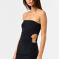 Black Seashell Mini Dress