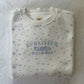 Snowflake Sunkissedcoconut Embroider Sweatshirt