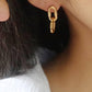 Rêve 18K Gold Non-Tarnish Small Link Earrings