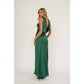Halter Satin Maxi Dress