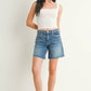 Medium Wash Bermuda Short