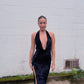 Black Cowl Neck Maxi Dress