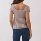 Stripe Babydoll Top