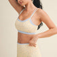 Ditsy Print Double Layered Sports Bra