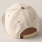 Vintage Cowboy Embroidery Two Tone Baseball Cap