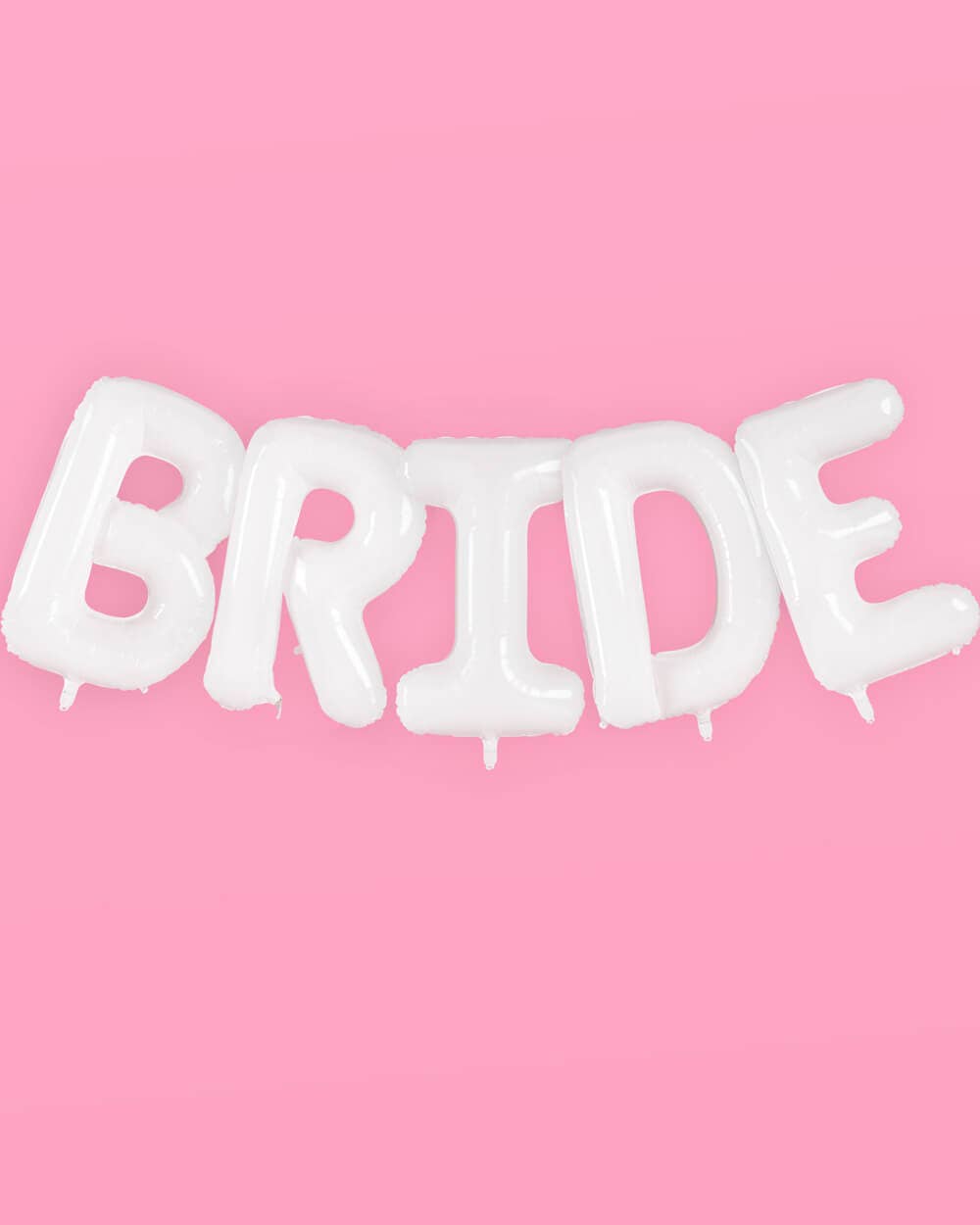 White Jumbo BRIDE Balloons 40 Inch | Bridal Shower Bach