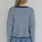 Piper Cardigan - Mini Striped