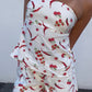Chili Strapless Tie Top