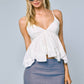Sweetheart Ruffle Neck Sleeve Too