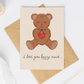 I Love You Beary Much Card