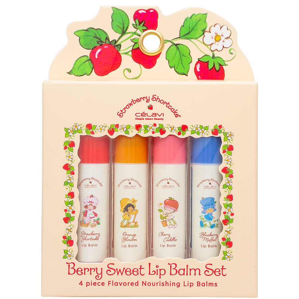 Berry Sweet 4ps Lip Balms Set