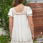EVANGELIN Sheer Satin Dress