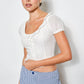 Florian Eyelet Top