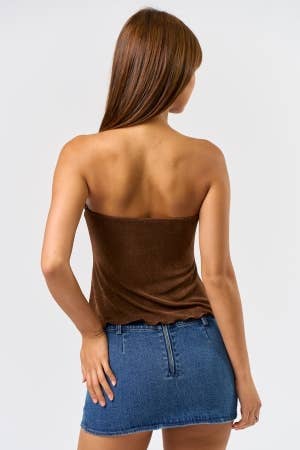 Tube Flyaway Top with Trim
