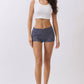Stripe Foldover Shorts