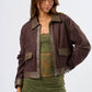The Suede Bomber Jacket